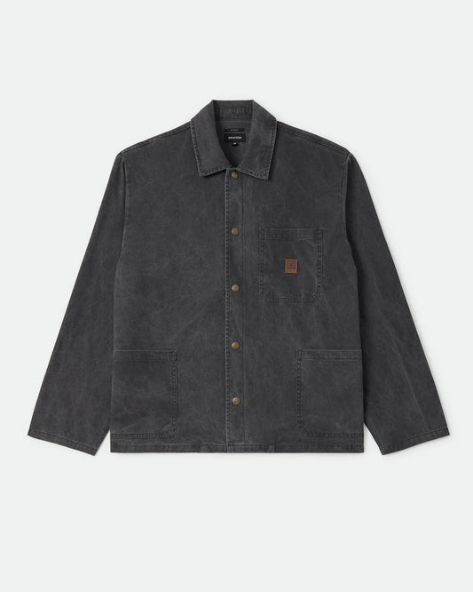 BRIXTON PAINTERS JACKET - WASHED BLACK