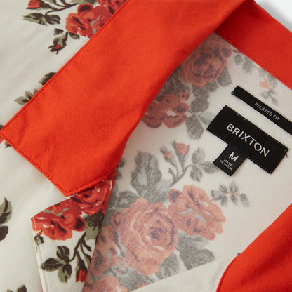 BRIXTON LAFAYETTE S/S WVN ROSE BUD ブリクストン ラファイエット ショートスリーブシャツ