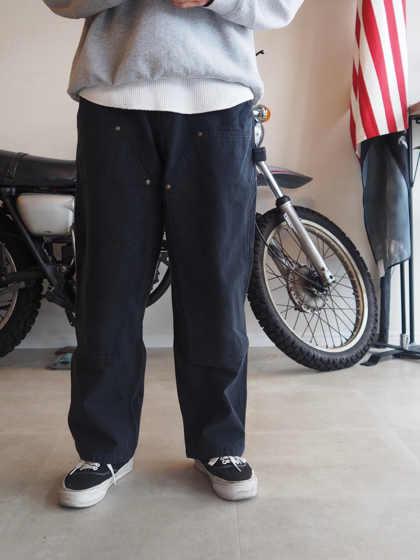 Raffles double knee painter pants