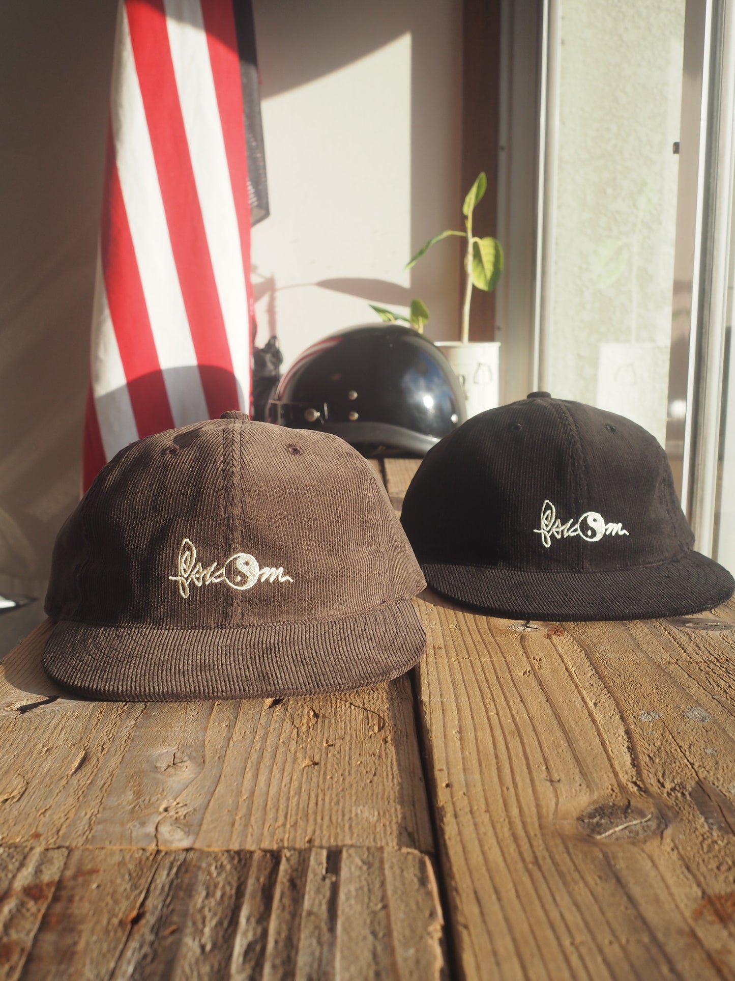 Psicom tivoLi surf shop 2026 CORDUROY LAME CAP PSICOM Black / Brown    サイコム　チボリサーフショップ　コーデュロイキャップ　ブラック/ブラウン
