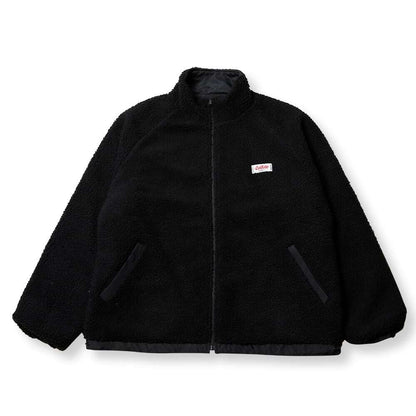 CUTRATE LOGO EMBROIDERY REVERSIBLE BOA JACKET　カットレイト　ロゴリバーシブルボアジャケット