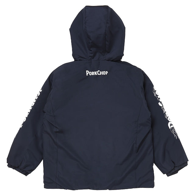 PORKCHOP GARAGE SUPPLY BURNING LOGO HOODED JKT