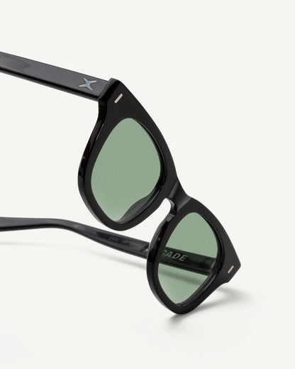 DECADE eyewear EARL 50s GLOSS BLACK / GREEN