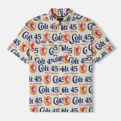 BRIXTON Colt45 x brixton S/S WVN - MULTI ブリクストン コルト45 ショートスリーブシャツ
