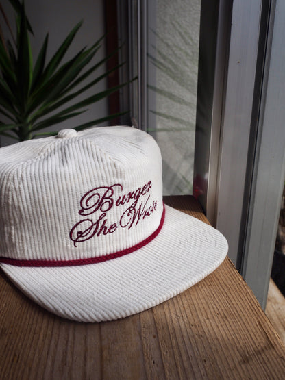 BRIXTON BURGER SHE WROTE SNAPBACK - NATURAL