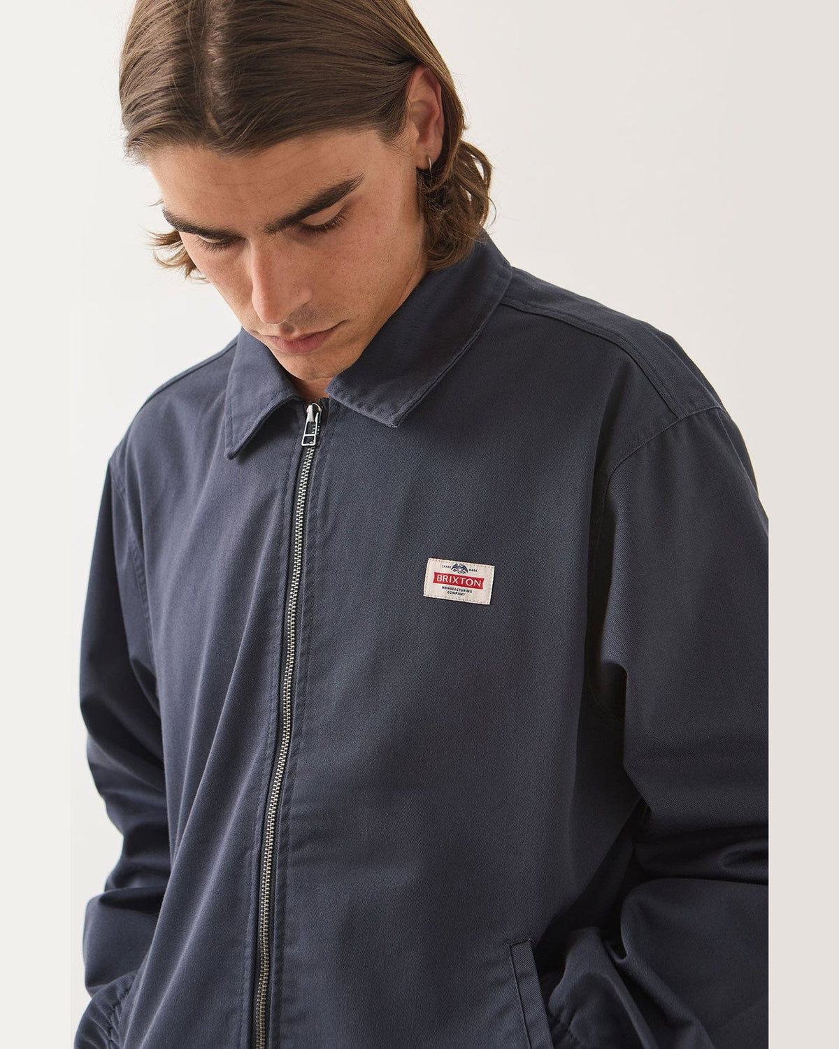 TRADEMARK LW GARAGE ZIP JACKET - WASHED NAVY