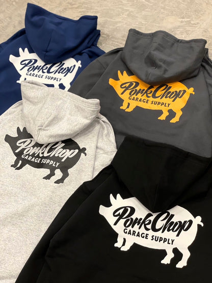 PORKCHOP GARAGE SUPPLY SCRIPT PORK HOODIE
