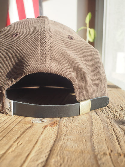 Psicom tivoLi surf shop 2026 CORDUROY LAME CAP PSICOM Black / Brown    サイコム　チボリサーフショップ　コーデュロイキャップ　ブラック/ブラウン