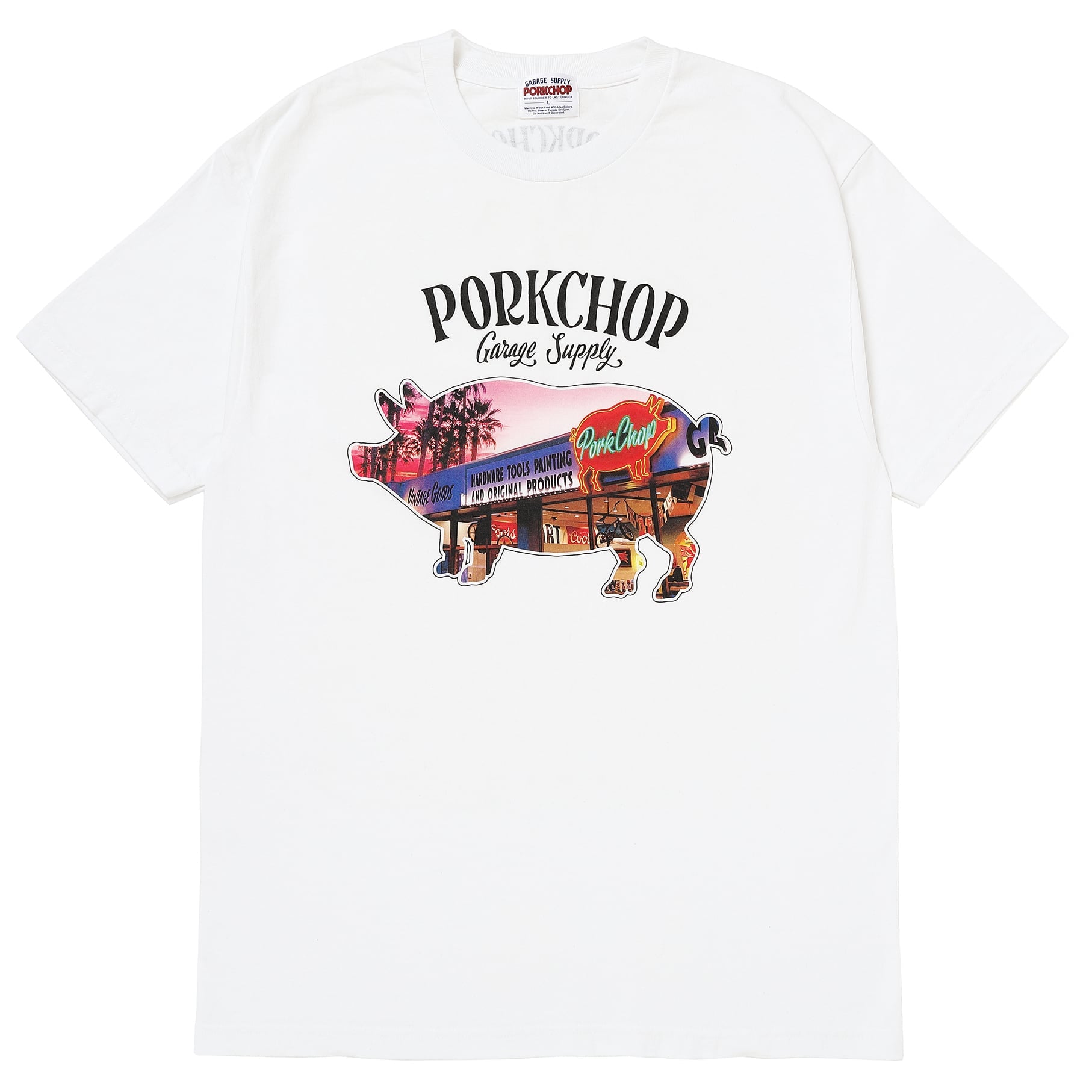 PORKCHOP GARAGE SUPPLY PORK STORE TEE ポークチョップガレージ
