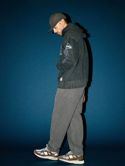 ROUGH AND RUGGED DESIGN HOODIE ラフアンドラゲッド デザインフーディー パーカー