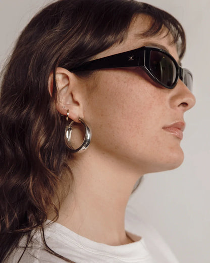 DECADE eyewear MARLI 90s GLOSS BLACK / GREY