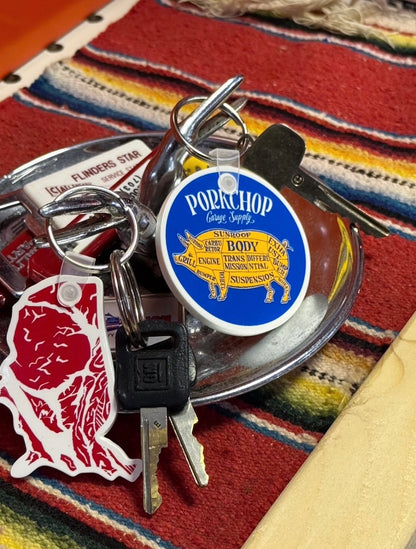 PORKCHOP GARAGE SUPPLY KEY TAG 2026 U.S. PORK