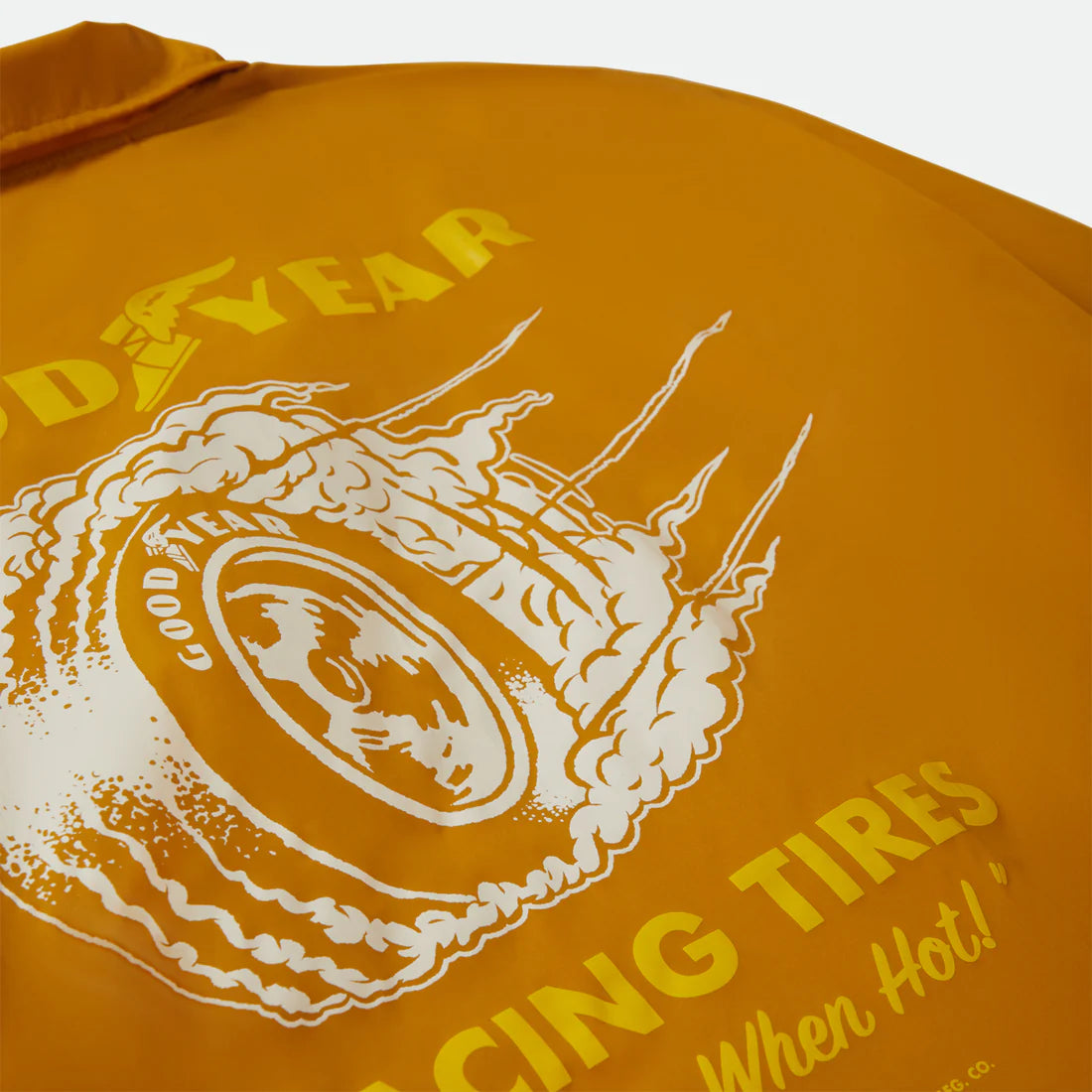 BRIXTON GOODYEAR SLICK WIND BREAKER NUGGET GOLD ブリクストン グッドイヤー コーチジャケット