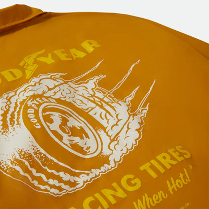 BRIXTON GOODYEAR SLICK WIND BREAKER NUGGET GOLD ブリクストン グッドイヤー コーチジャケット