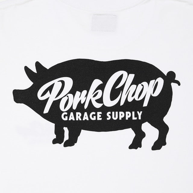 PORKCHOP GARAGE SUPPLY SCRIPT PORK L/S TEE ポークチョップガレージ