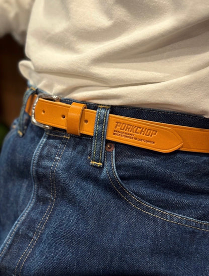 PORKCHOP GARAGE SUPPLY LEATER BELT ポークチョップガレージサプライ レザーベルト