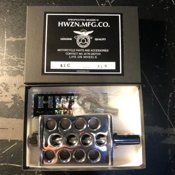 HWZN.MFG.CO.  Drilled Kick Pedal 【Aluminum】