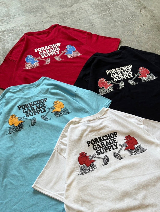 PORKCHOP GARAGE SUPPLY EASY P RIDER TEE ポークチョップガレージサプライ イージーPライダーTシャツ