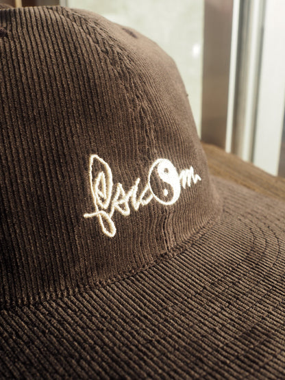 Psicom tivoLi surf shop 2026 CORDUROY LAME CAP PSICOM Black / Brown    サイコム　チボリサーフショップ　コーデュロイキャップ　ブラック/ブラウン
