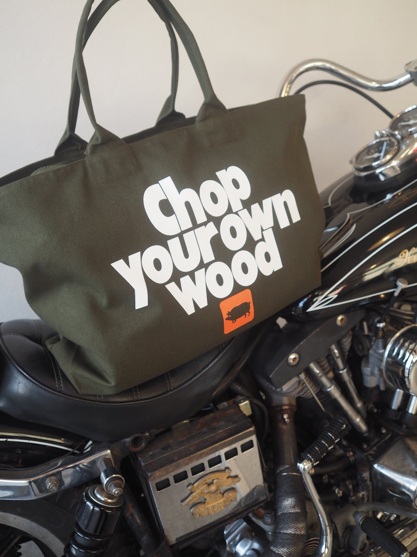 PORKCHOP GARAGE SUPPLY CYOW ZIP TOTE BAG ポークチョップガレージサプライ　ジップトートバッグ