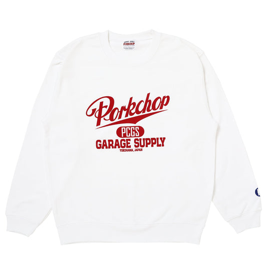 PORKCHOP GARAGE SUPPLY SCRIPT COLLEGE SWEAT