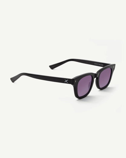 DECADE eyewear EARL 50s  GLOSS BLACK / PURPLE