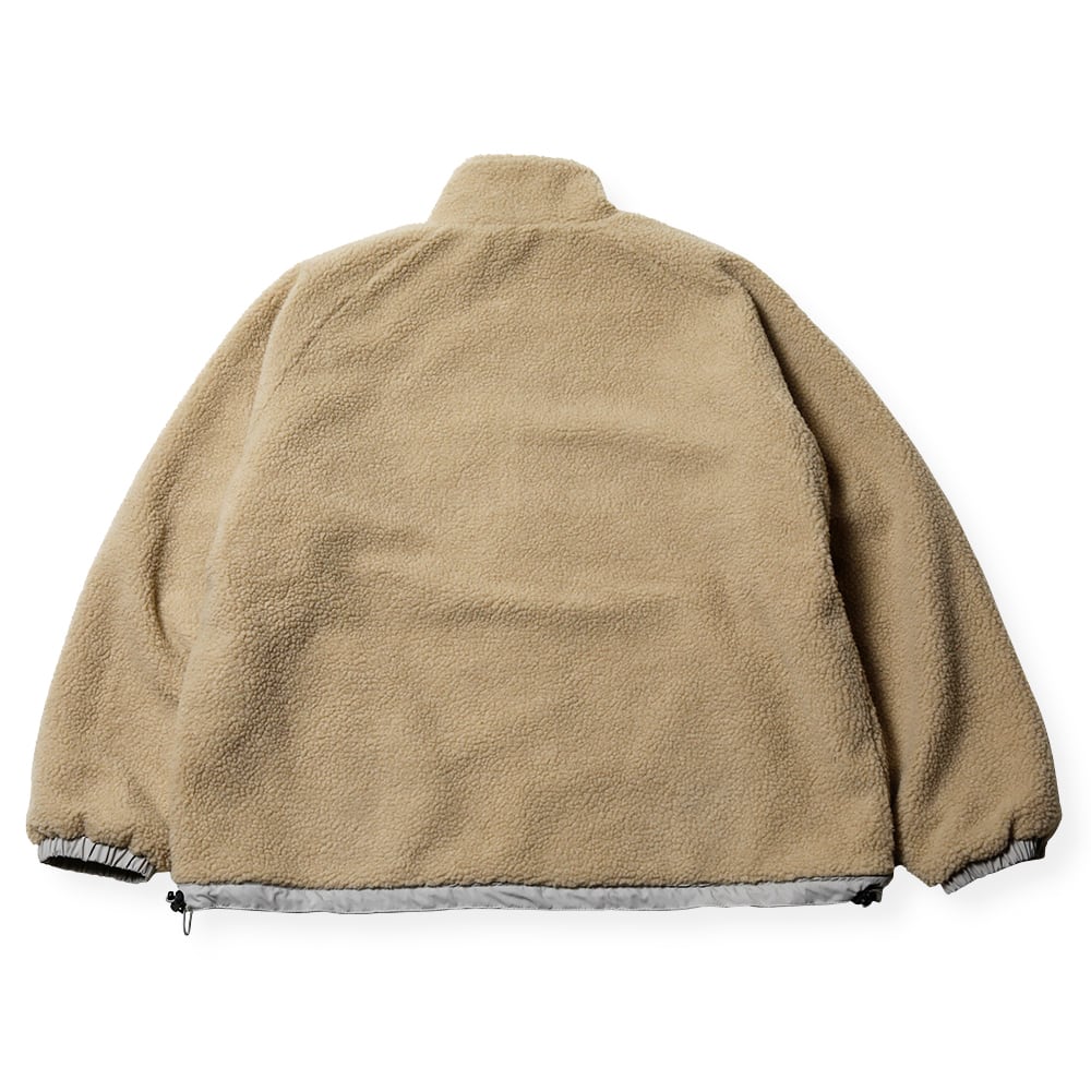 CUTRATE LOGO EMBROIDERY REVERSIBLE BOA JACKET　カットレイト　ロゴリバーシブルボアジャケット