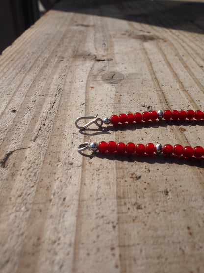 STAMP WORKS Glass Beads Bracelet SILVER925 スタンプワークス ガラスビーズブレスレット アンティークビーズ シルバー925