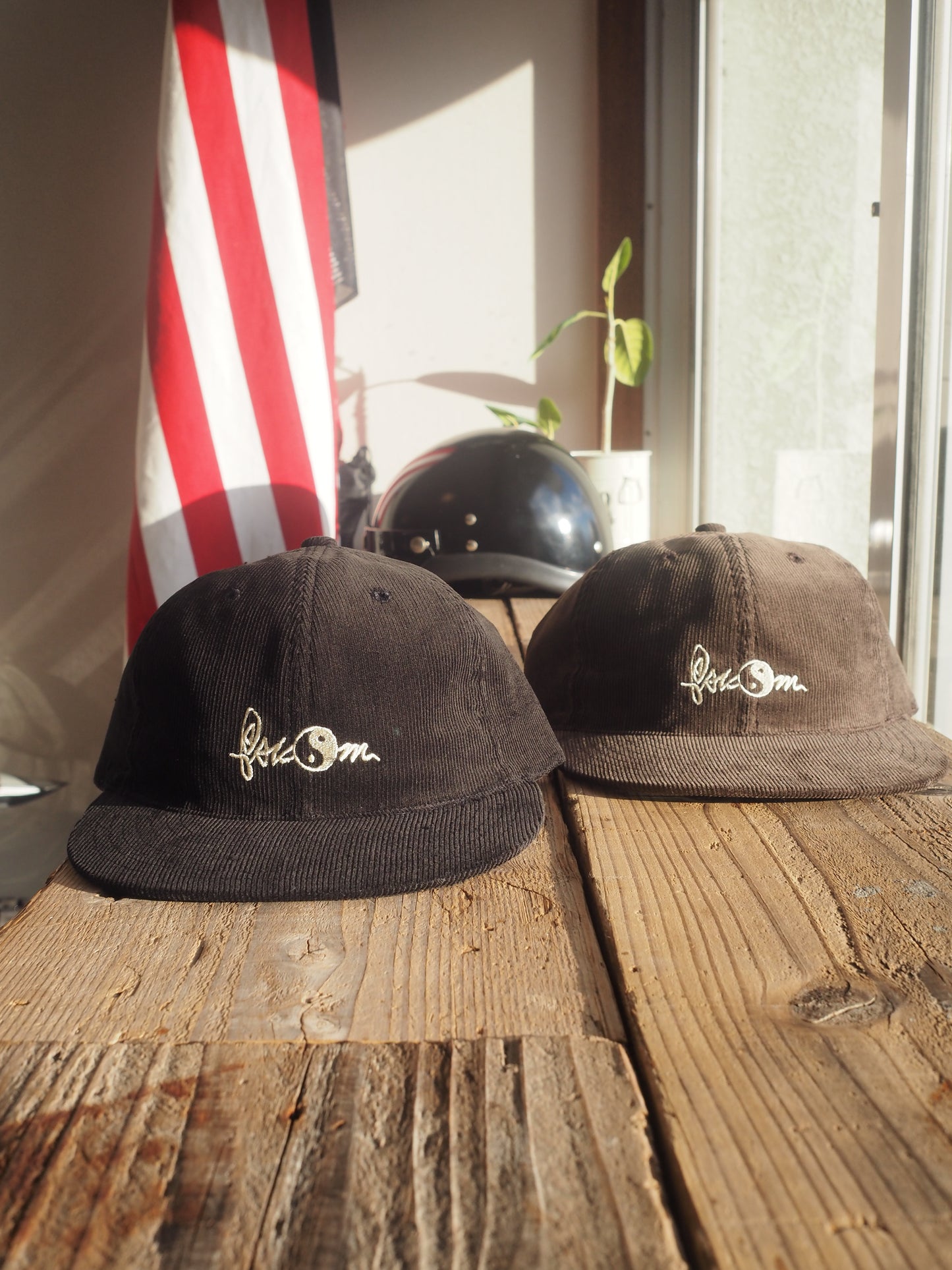 Psicom tivoLi surf shop 2026 CORDUROY LAME CAP PSICOM Black / Brown    サイコム　チボリサーフショップ　コーデュロイキャップ　ブラック/ブラウン