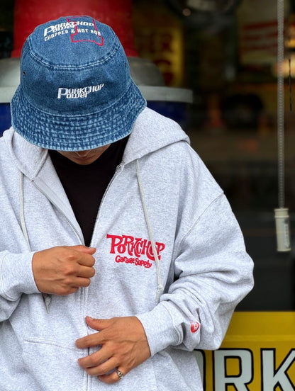 PORKCHOP GARAGE SUPPLY SC LOGO ZIP UP HOODIE
