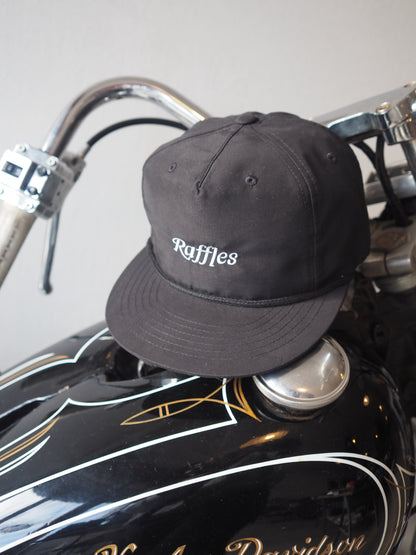 Raffles logo 5panel nylon cap