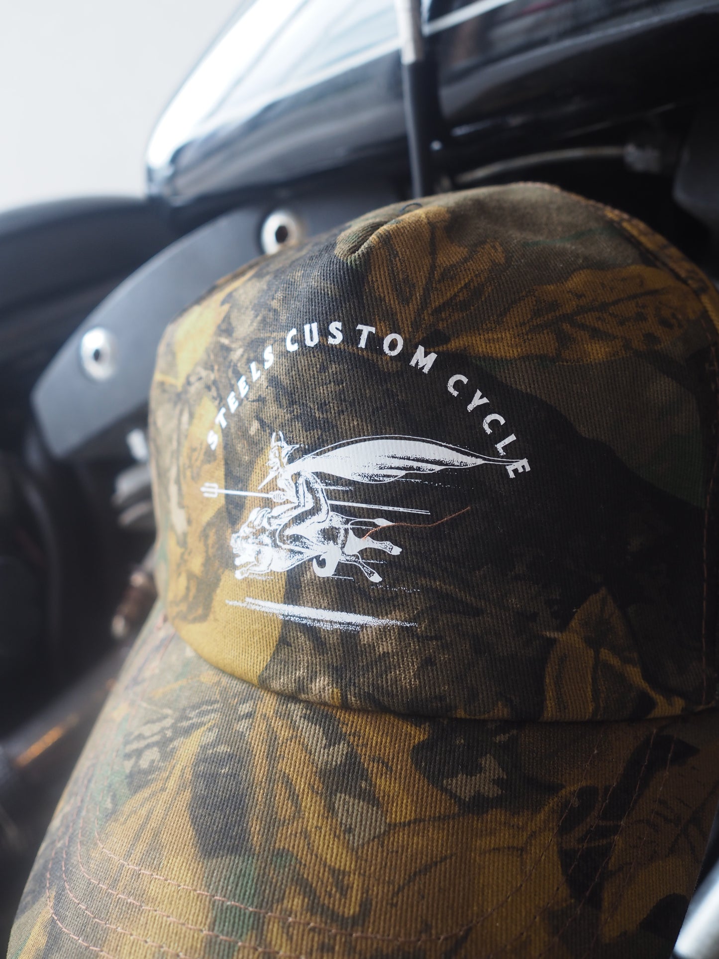 Steels devil camo cap スティールズ デビルカモキャップ