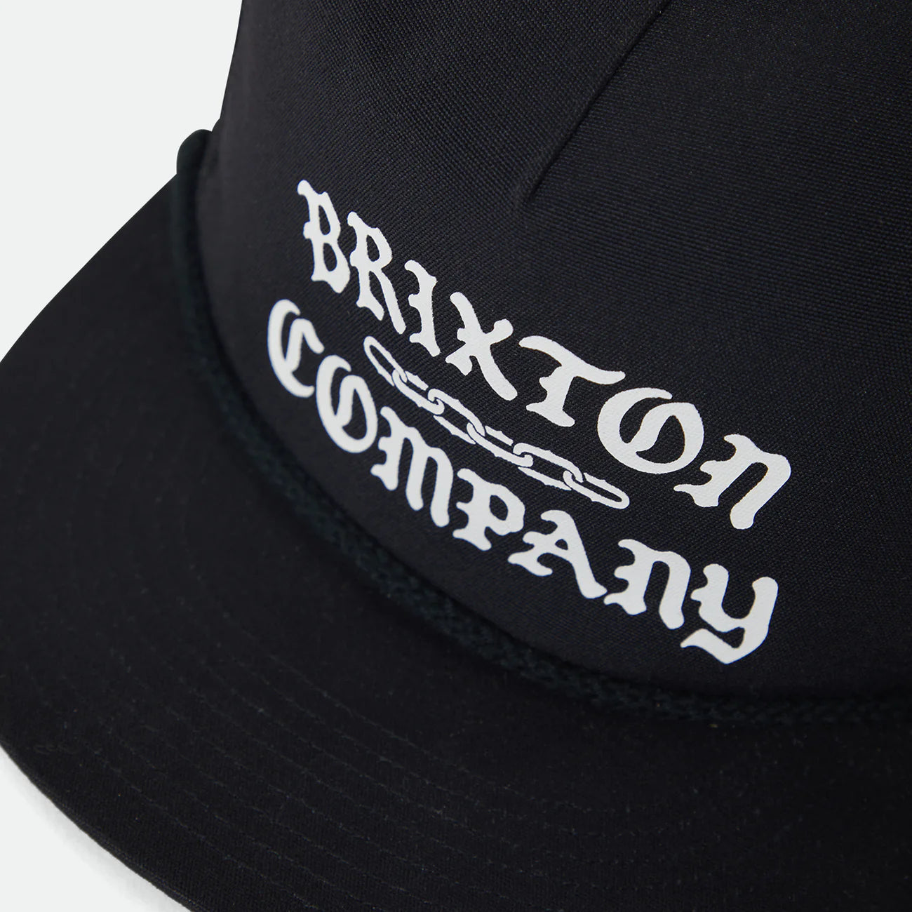 BRIXTON CHAINS NP HP TRUCKER HAT - BLACK ブリクストン チェーンズ トラッカー キャップ
