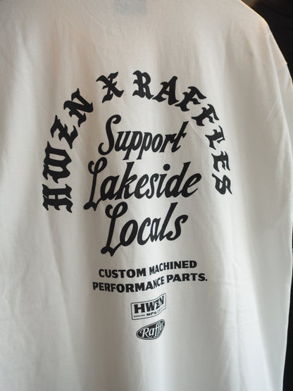 HWZN × Raffles double name short sleeve pocket tee　ハウゼンｘラッフルズ　ダブルネームTシャツ