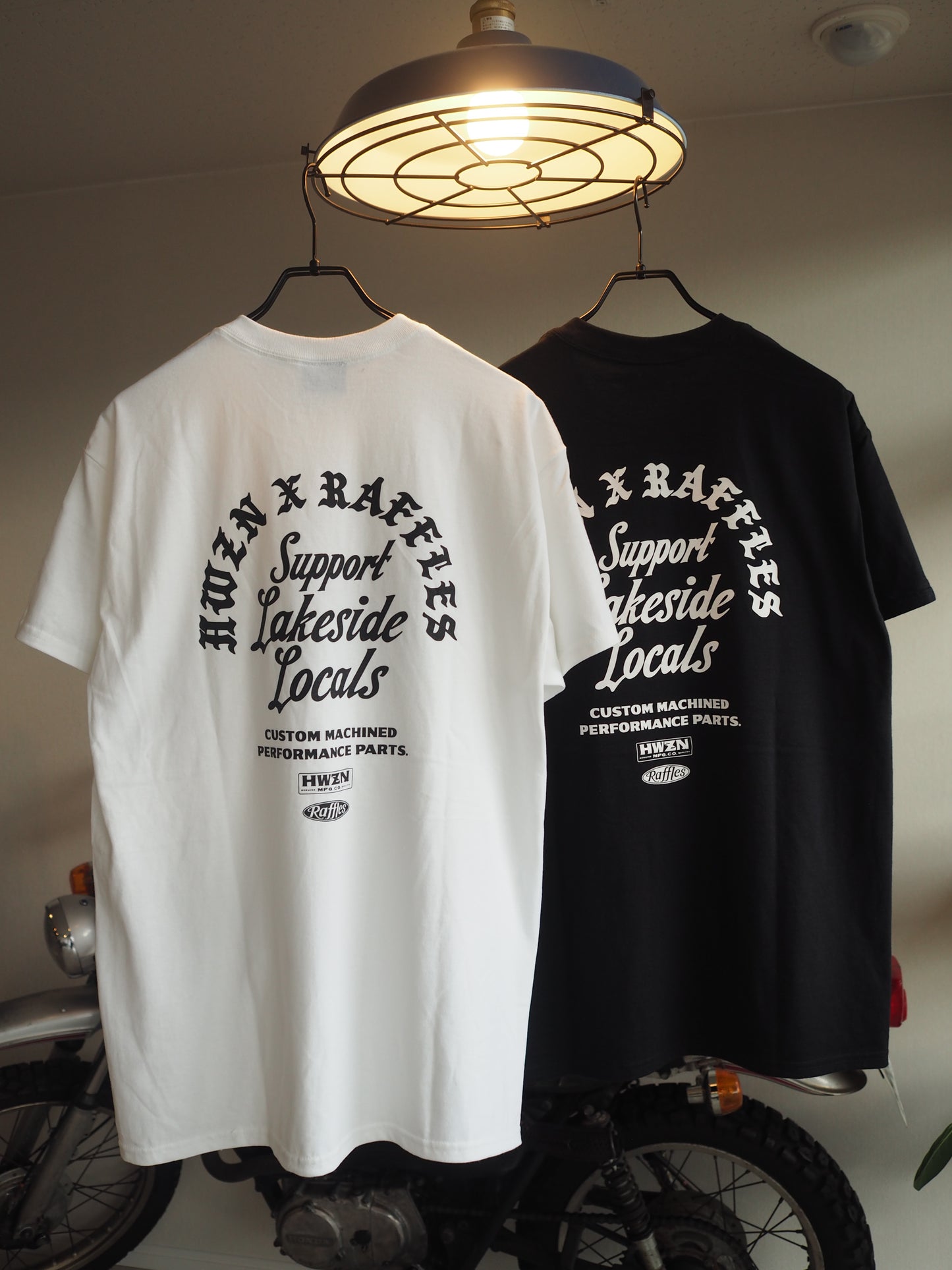 HWZN × Raffles double name short sleeve pocket tee　ハウゼンｘラッフルズ　ダブルネームTシャツ