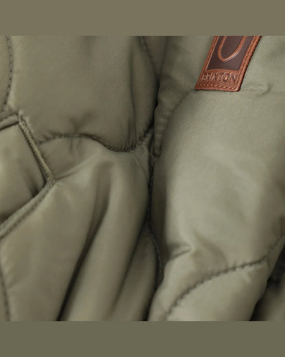 BRIXTON BUILDERS ABRAHAM REV VEST - BLACK / OLIVE SURPLUS