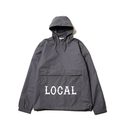 CUTRATE CLASSIC LOCAL LOGO NYLON ANORAK HOODIE　カットレイト　クラシックローカルロゴ　ナイロンフードジャケット