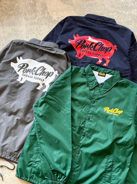 PORKCHOP GARAGE SUPPLY SCRIPT PORK COACH JKT ポークチョップガレージサプライ スクリプトポーク コーチジャケット