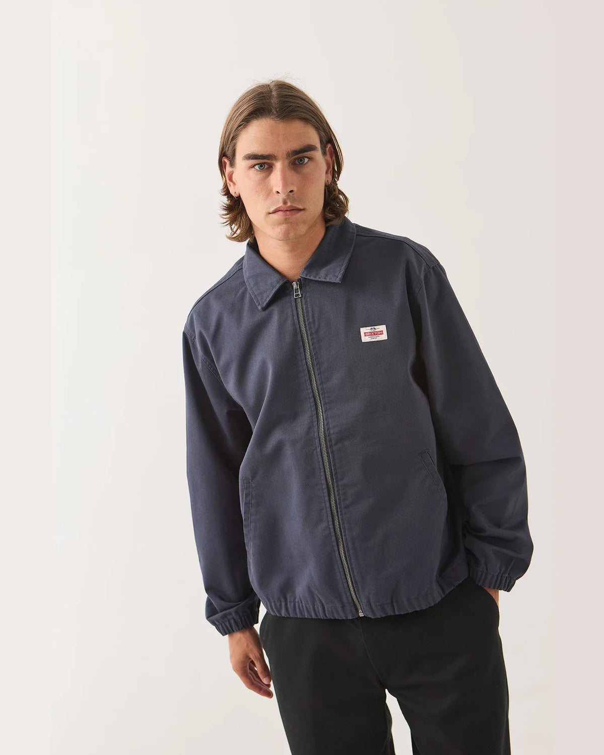 TRADEMARK LW GARAGE ZIP JACKET - WASHED NAVY