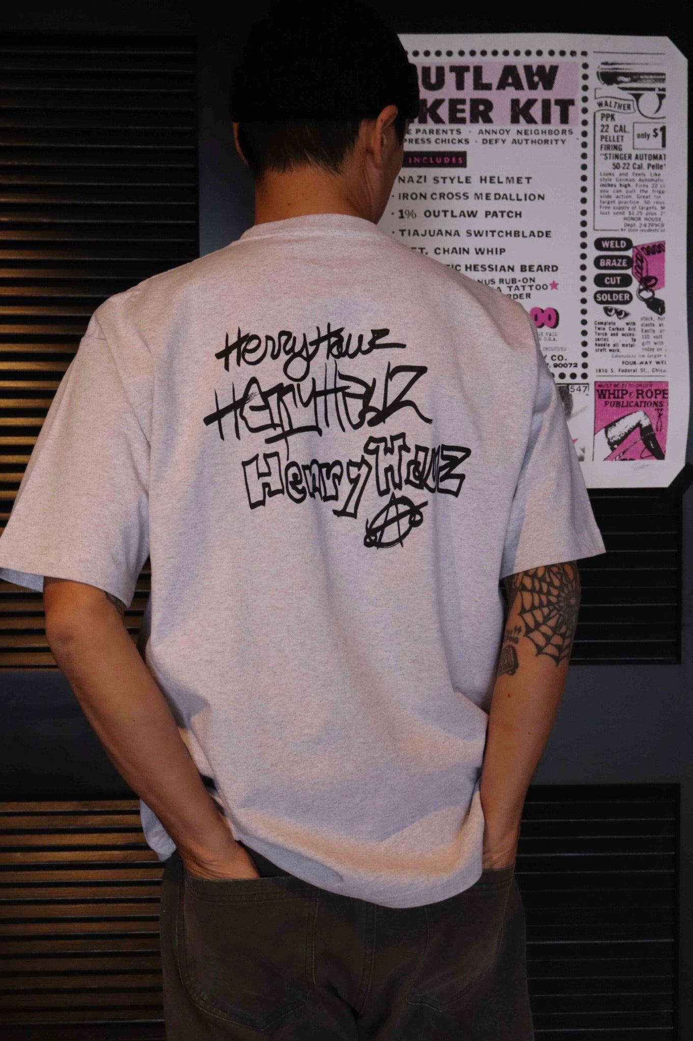 HENRYHAUZ FUN SS TEE ヘンリーハウズ ファンショートスリーブTシャツ