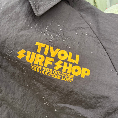 Psicom tivoLi surf shop 2026 RAINY COACH JACKET print mustard