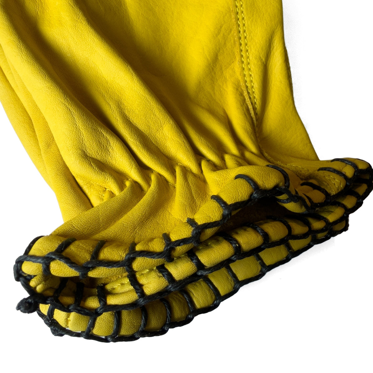 Signal Glove YELLOW / black lace