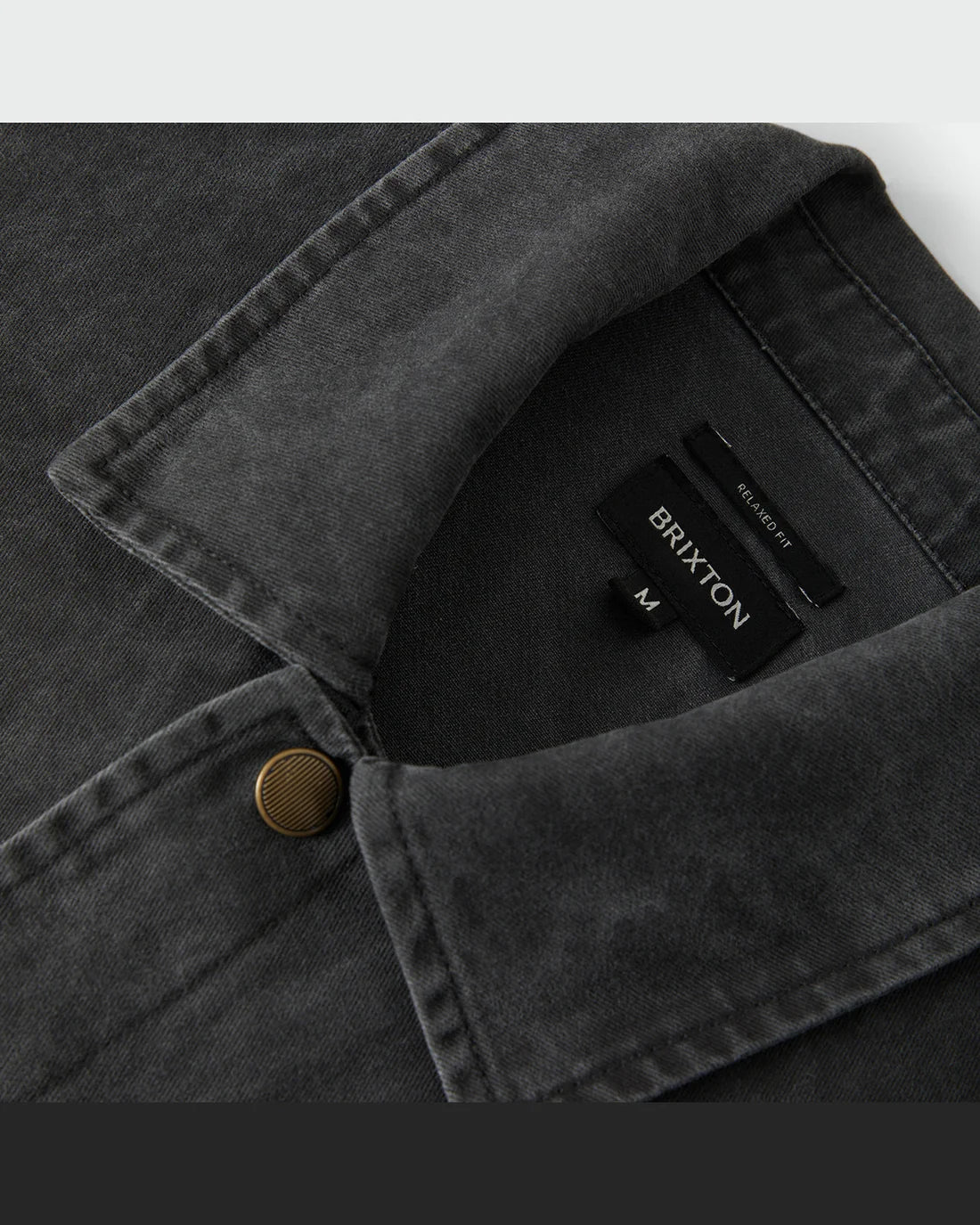 BRIXTON PAINTERS JACKET - WASHED BLACK