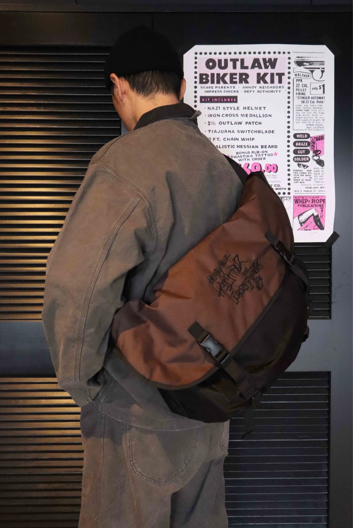HENRYHAUZ FUN MESSENGER BAG ヘンリーハウズ ファンメッセンジャーバッグ