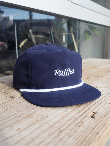 Raffles logo 5panel nylon cap