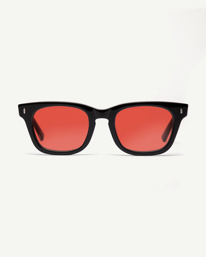 DECADE eyewear BIG EARL 50s GLOSS BLACK / RED