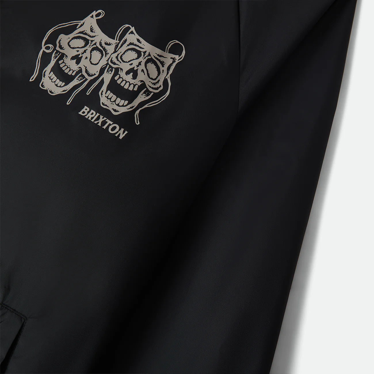BRIXTON WATCHMAN LW COACHES JKT - BLACK ブリクストン ウォッチメン コーチジャケット