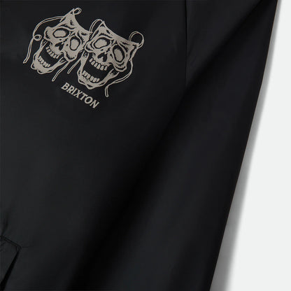 BRIXTON WATCHMAN LW COACHES JKT - BLACK ブリクストン ウォッチメン コーチジャケット
