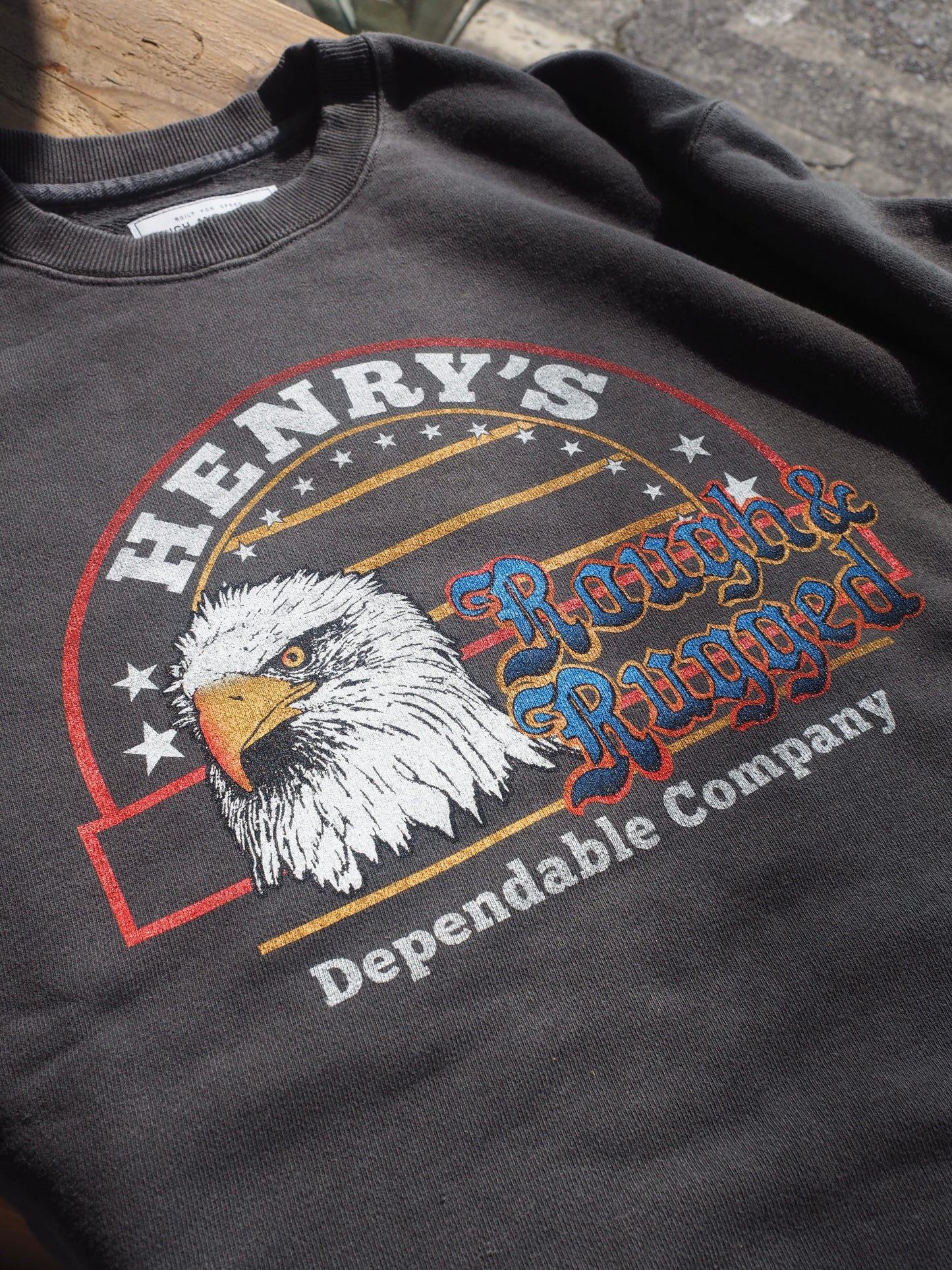 ROUGH AND RUGGED DESIGN SWEAT ラフアンドラゲッド デザインスウェット