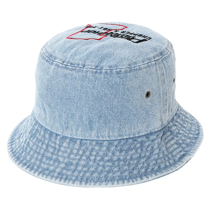 PORKCHOP GARAGE SUPPLY P POWER DENIM BUCKET HAT